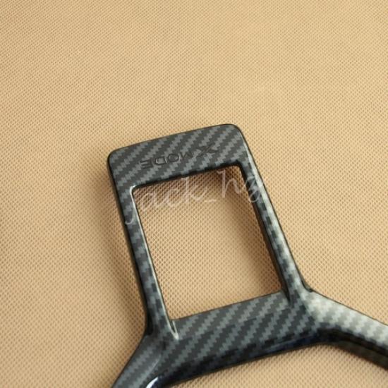 Carbon Fiber Interior Gear Shift Cover Trims For -2024 Subaru Forester SK