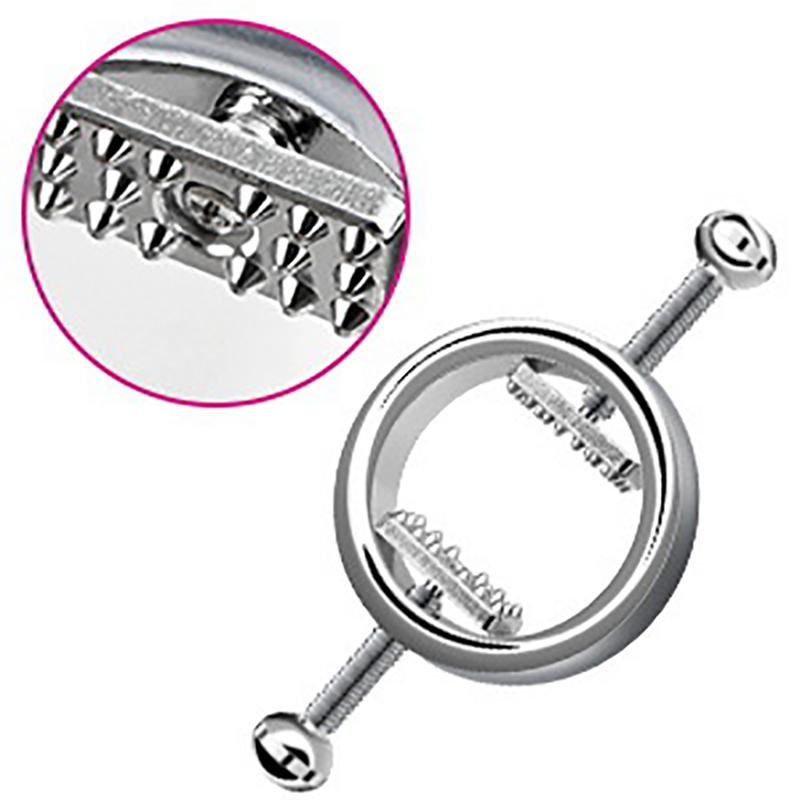 Nipple Clamps Metal Stimulator Role Play 1 Pair Adjustable Breast Spring Clamps Bondage Adult Games Couple Restraint Accessories