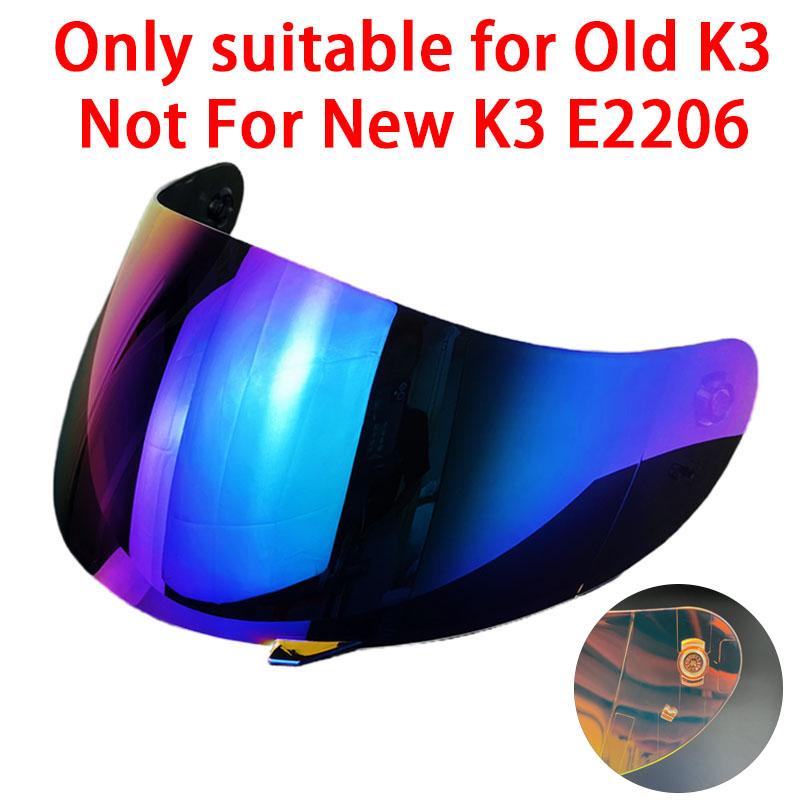 K3 Visor for AGV K3 Shield 2026 New Mold E2206 Photochromic Old K3 High Strength Sunscreen Capacete WindshielHelmet Visor Shield