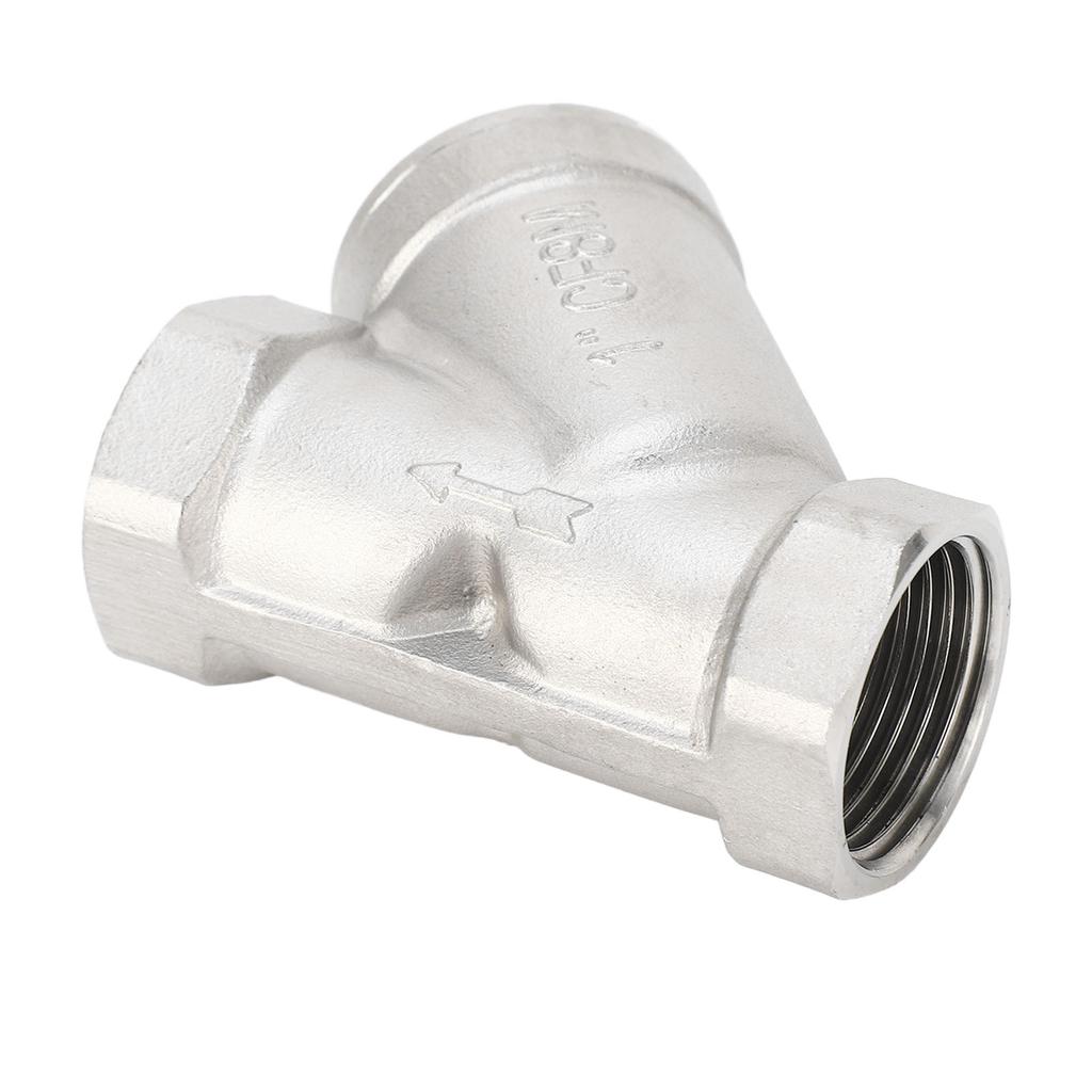 Y Type Strainer 1 Inch DN25 Female Thread 304 Stainless Steel Y Shaped Strainer for Water Oil Gas