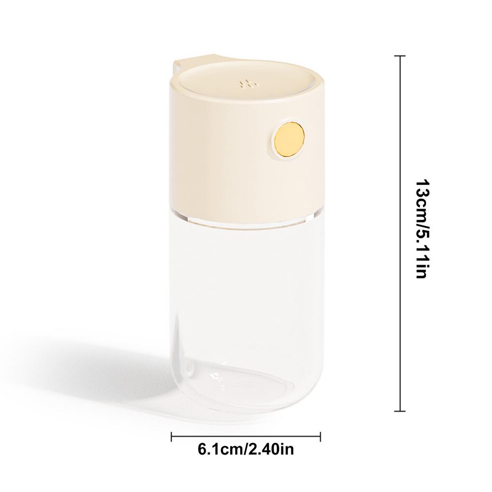 Salt Shaker Dispenser Measuring Salt And Pepper Shakers With Lid Precise Push Type Seasoning Bottle Sprinkle 0.5 Grams Salt