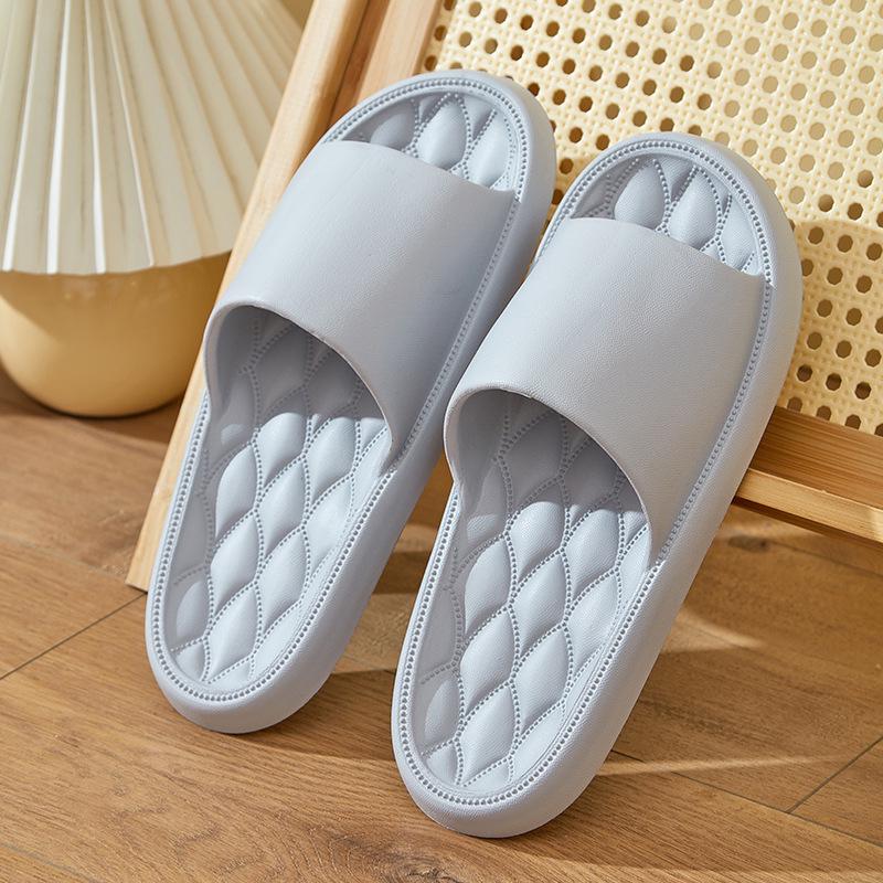 

Мужские нескользящие домашние шлепанцы Eva Comfort для душа - Без запаха для дома и ванной Size 42-43 fits 41-42 серый