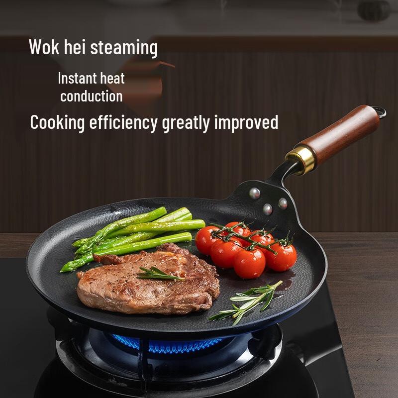 Wutuo 28cm Hand-Forged Iron Frying Pan