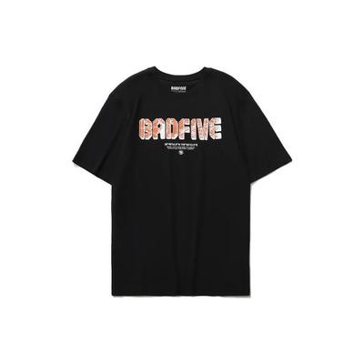 Li Ning Badfive Sports Basketball Series Lässiges Kurzarm-T-Shirt Herren Tops Schwarz AHSR133-7