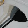 Women's Bokashi Wool Knit Earflap Winter Hood