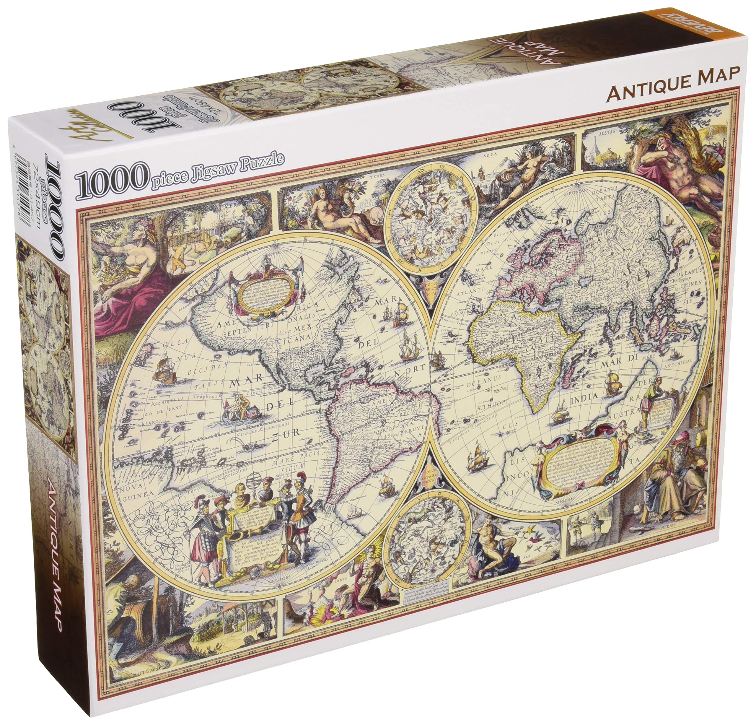 пазл Старинная карта 1000 деталей (49x72см)