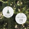 First Christmas Married Ornament Mr and Mrs Ornament Personalized Wedding Gift Newlywed Christmas Gift Wedding Xmas Bauble