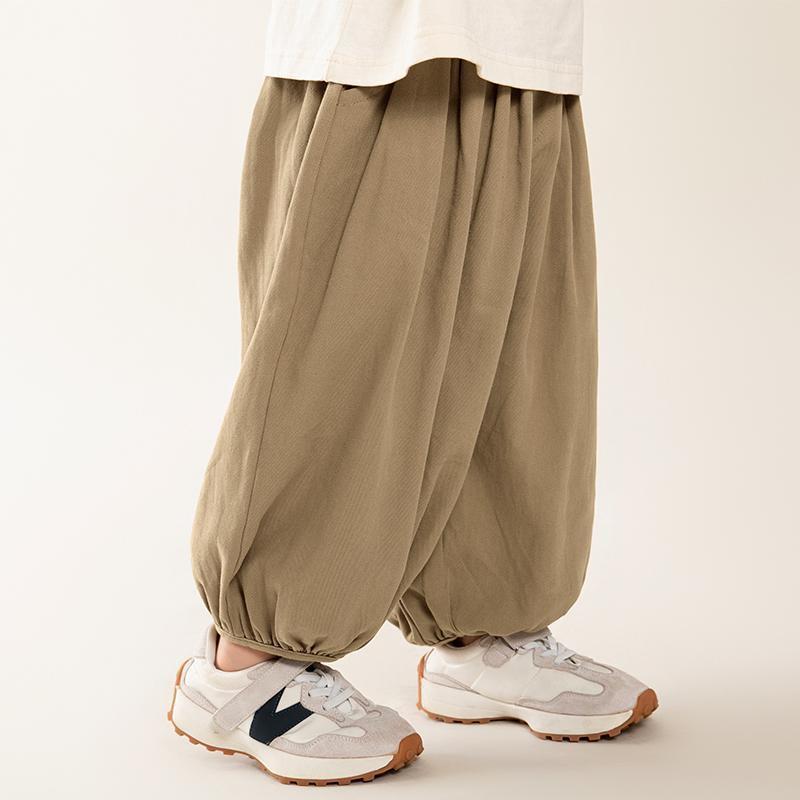 Chlapecké kalhoty proti komárům Letní oblečení Dětské tenké a volné zkrácené kalhoty Dětské lampasové kalhoty