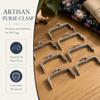 10pcs Silver Purse Frame Clasp 8.5cm/3.3in Size Purse Closure Frame  For Coin Purse Making