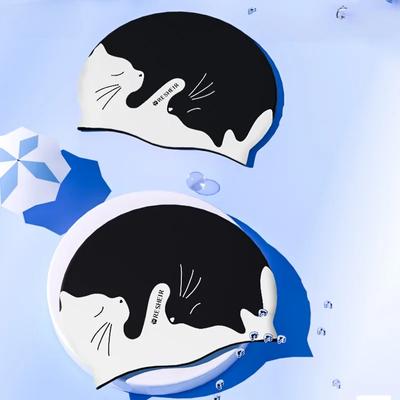 Professional Swimming Caps Women Silicone Anti Slip and Waterproof Ear Protection Swim Caps Adult Enlarged Fashion Swimming Cap