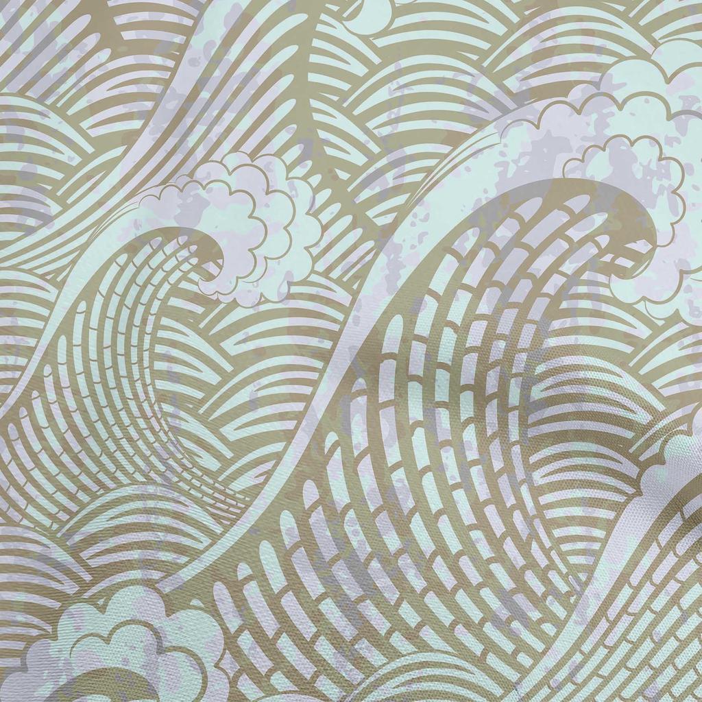 oneOone Cotton Flex Cream Fabric Japanese Fabric For Sewing Printed Craft Fabric By The Yard 40 Inch