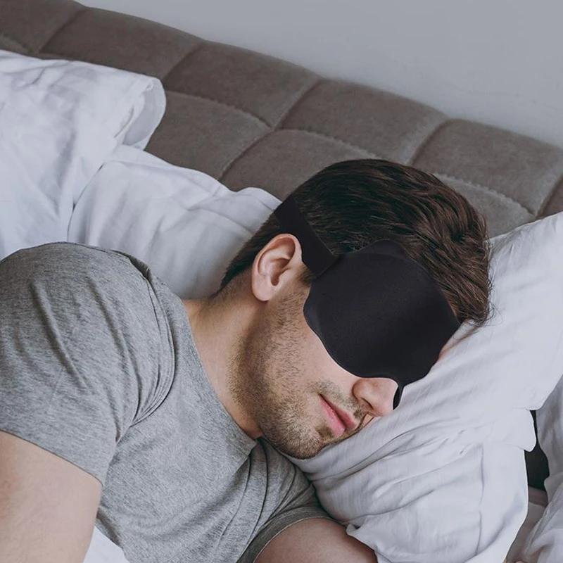 3D Sleeping Mask Block Out Light Sleep Mask For Eyes Soft Sleeping Aid Eye Mask For Travel Eyeshade Night Breathable Slaapmasker