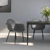 Day and Night - Day and Night Dining Chairs 2 Pcs Grey PP