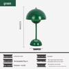 Danish Mushroom Table Lamp - USB Bedroom Night Light with Metal Iron Art Design
