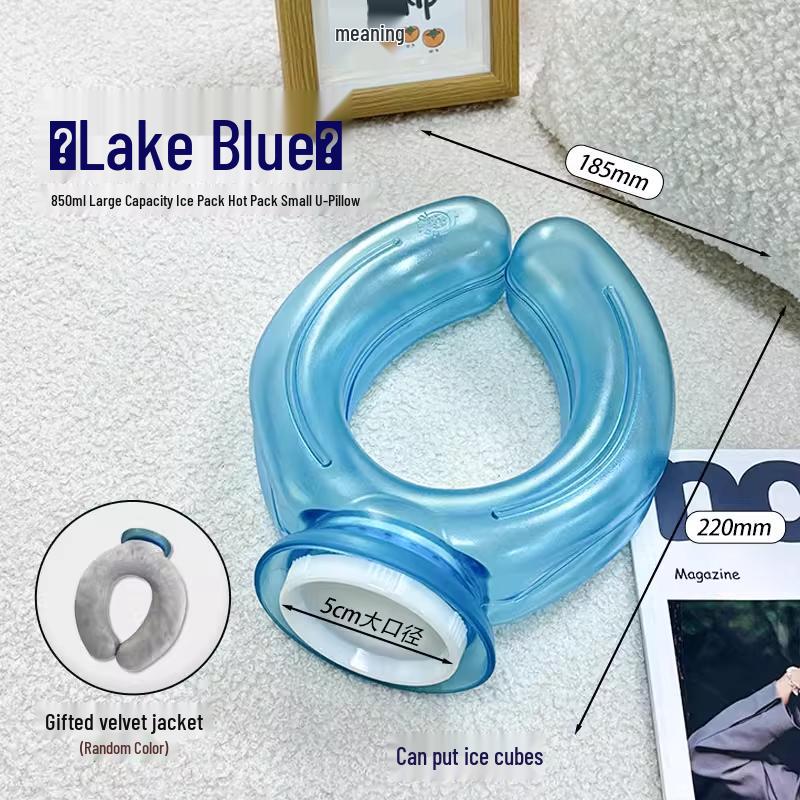U-Shaped Hot/Cold Compress Pillow for Neck and Shoulder
