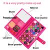 Set de machiaj Princess Pretty Fete Fard de pleoape Sparkling Kit de machiaj pentru copii