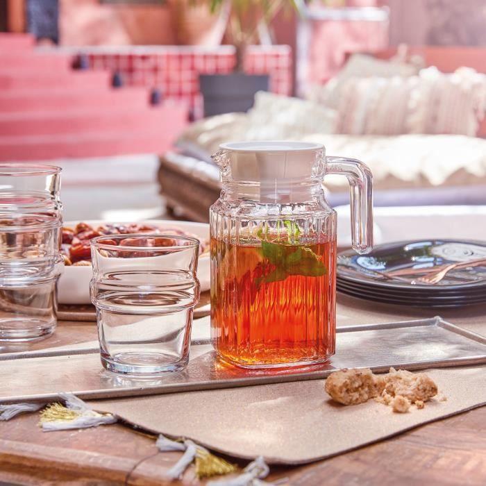 Broc - Luminarc - Quadro - 0.5L - Verre - Plastique - Compatible Lave-vaisselle