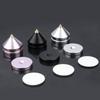 Anti Vibration Feet For Auditory Equipment Shock Absorption Durabiliy Aluminum Universals Compatibility