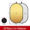 OLOEY 2-in-1 Dual-Color Photography Reflector Kit
