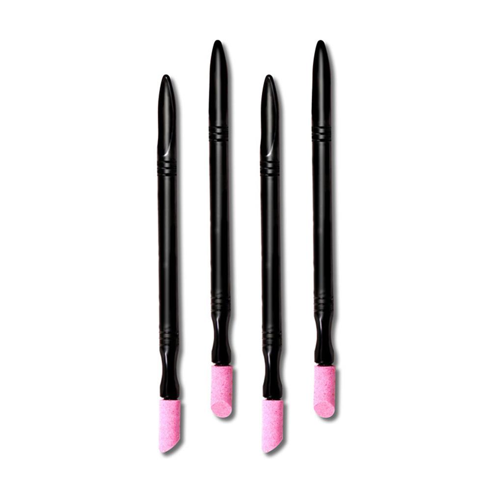 Kwarts Nagelriem Duwer Pen Dubbelzijdig Kwarts Scrubsteen Nagelriem Verwijderaar Duwer Trimmer Dode Huid Snijder Pen Stick Manicure Verzorgingstool