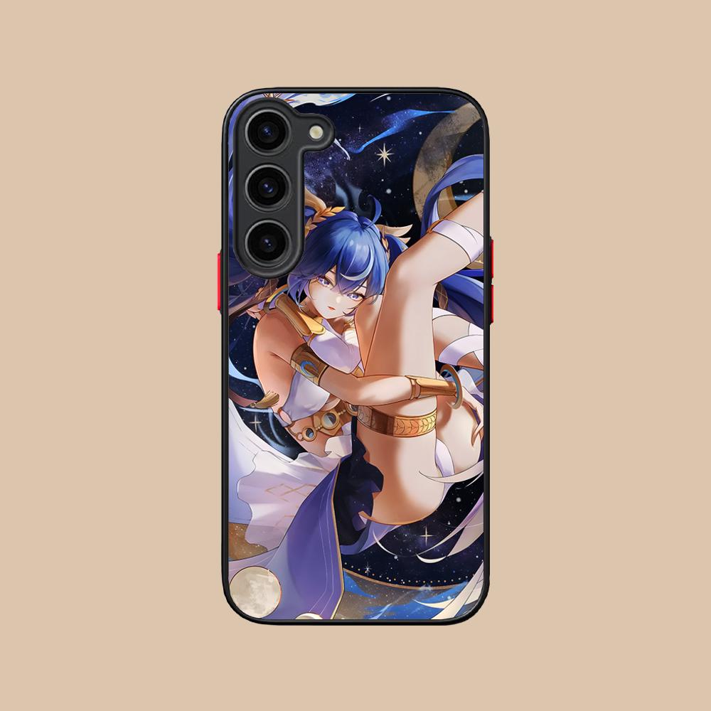 Wuthering Waves Luno Silicone Mobile Phone Case for Samsung Galaxy S26 S25 S24 S23 S22 S21 Plus FE Ultra Colorful Cover