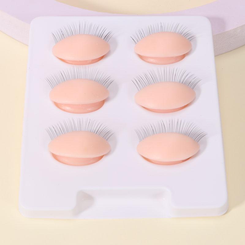 RISI Wholesale Eyelash Extension Removable Eyelids One by One Lash Mannequin Eyes Practice Eyelash Replace Eyelid