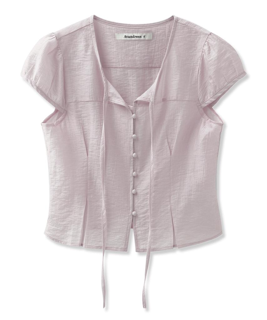 AVANDRESS Liora Tie Blouse4 Colors