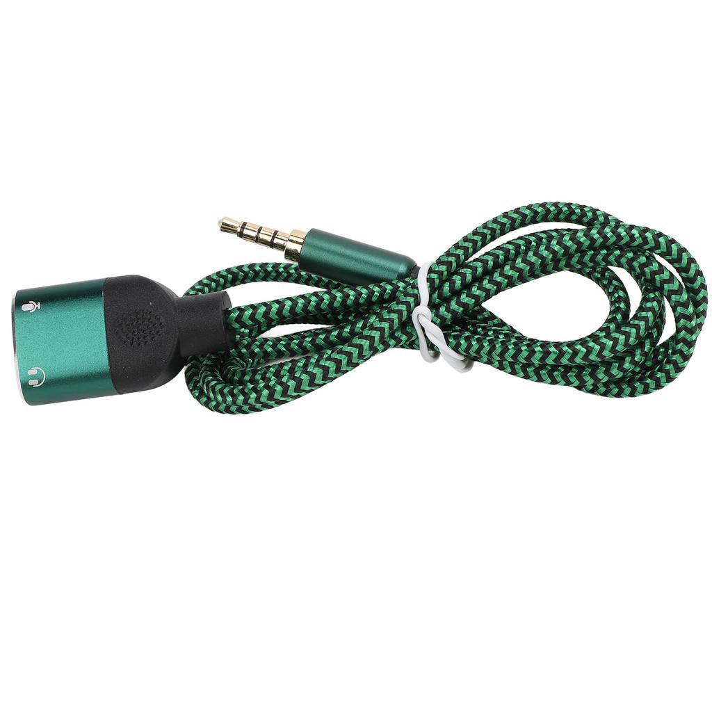 Headphone Mic Splitter Cable Multifunctional 3.5mm Male To 3.5mm Female Headset Microphone Splitter