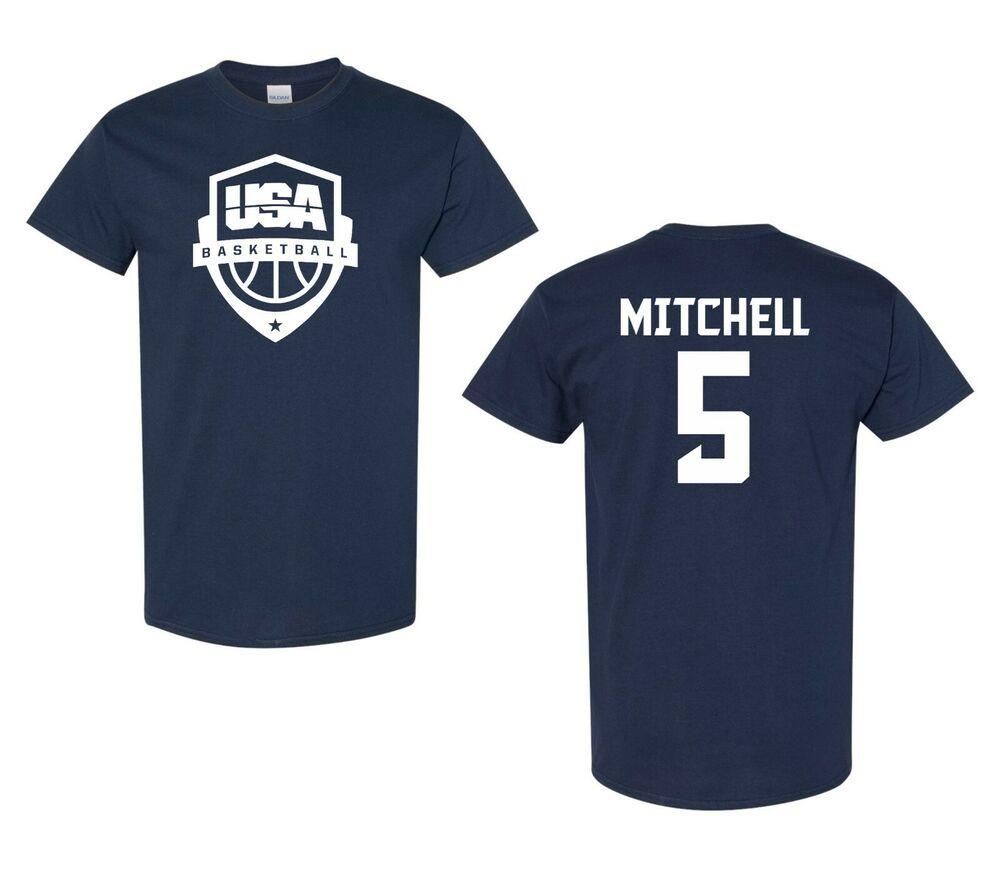 

Футболки унисекс Basketball Donovan Mitchell 5 Front Back 1126 Front