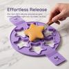 2pcs Non-Stick Silicone Egg Ring Star Heart Egg Cooker Pan Pancake Maker  Home Kitchen DIY Baking