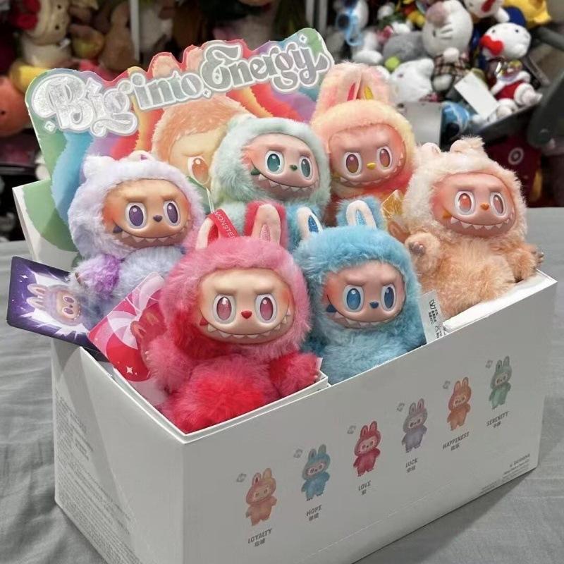Nová horká Labubu V3 The Monsters Big Into Energy Series Vinylová obličejová panenka Anime akční figurky Krásný přívěsek Labubu Překvapivý dárek
