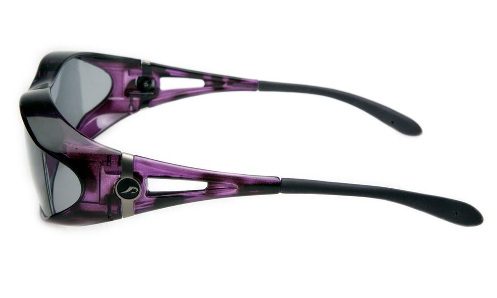 AXE Plum Purple Wear over glasses Polarized sunglasses Cataracts macular degeneration Pollen Prevention Driving Mountain climbing Fishing Bicycles