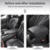 GJEE1 Lexus Car Leather Armrest Box Pad Memory Foam Armrest Mat For Lexus F SPORT LBX NX RX 350h 450h ES UX 300e GS GX IS LS LX CT LC