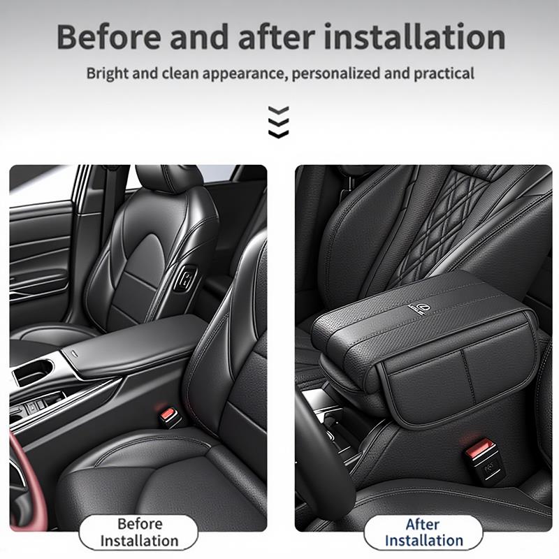 GJEE1 Lexus Car Leather Armrest Box Pad Memory Foam Armrest Mat For Lexus F SPORT LBX NX RX 350h 450h ES UX 300e GS GX IS LS LX CT LC