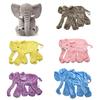 Giant Cute Colorful Elephant Skin Stuffed Plush Toy No Pp Cotton Soft Stuffed Pillow Cushion Kids Toys Baby Pillows Gift 40/60Cm