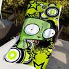 Cartoon I-Invader Z-Zim Towel Sports Quick Dry Travel Camping Gear Sandproof Soft Light Large Beach Towel