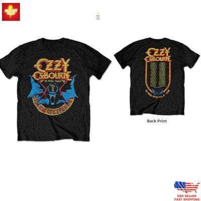 Limited Edition Ozzy Osbourne Bat Circle T-Shirt Unisex Rock Band Vintage Tee Unisex T-Shirt