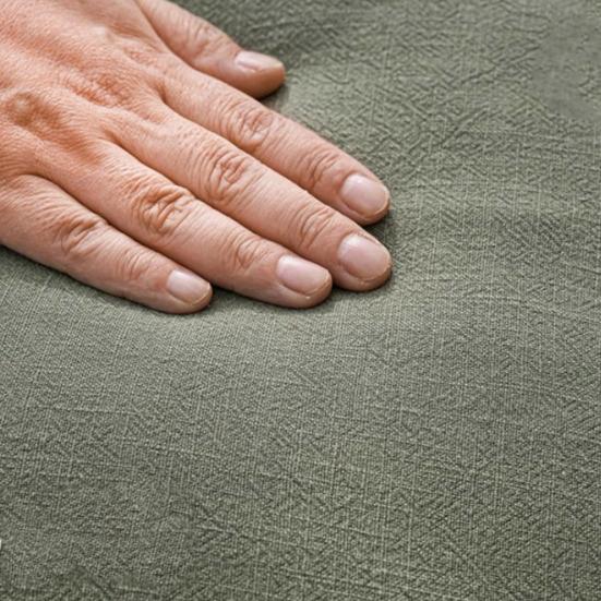 Povlak na polštář s krátkým třásňovým lemem čtvercový bohémský styl dekorace na kancelářskou pohovku