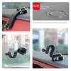 Suction Cup Base Mobile Phone Car Mount Holder for Car Interior Dashboard, Fixed Support for Horizontal and Vertical Screens, Spring Clip