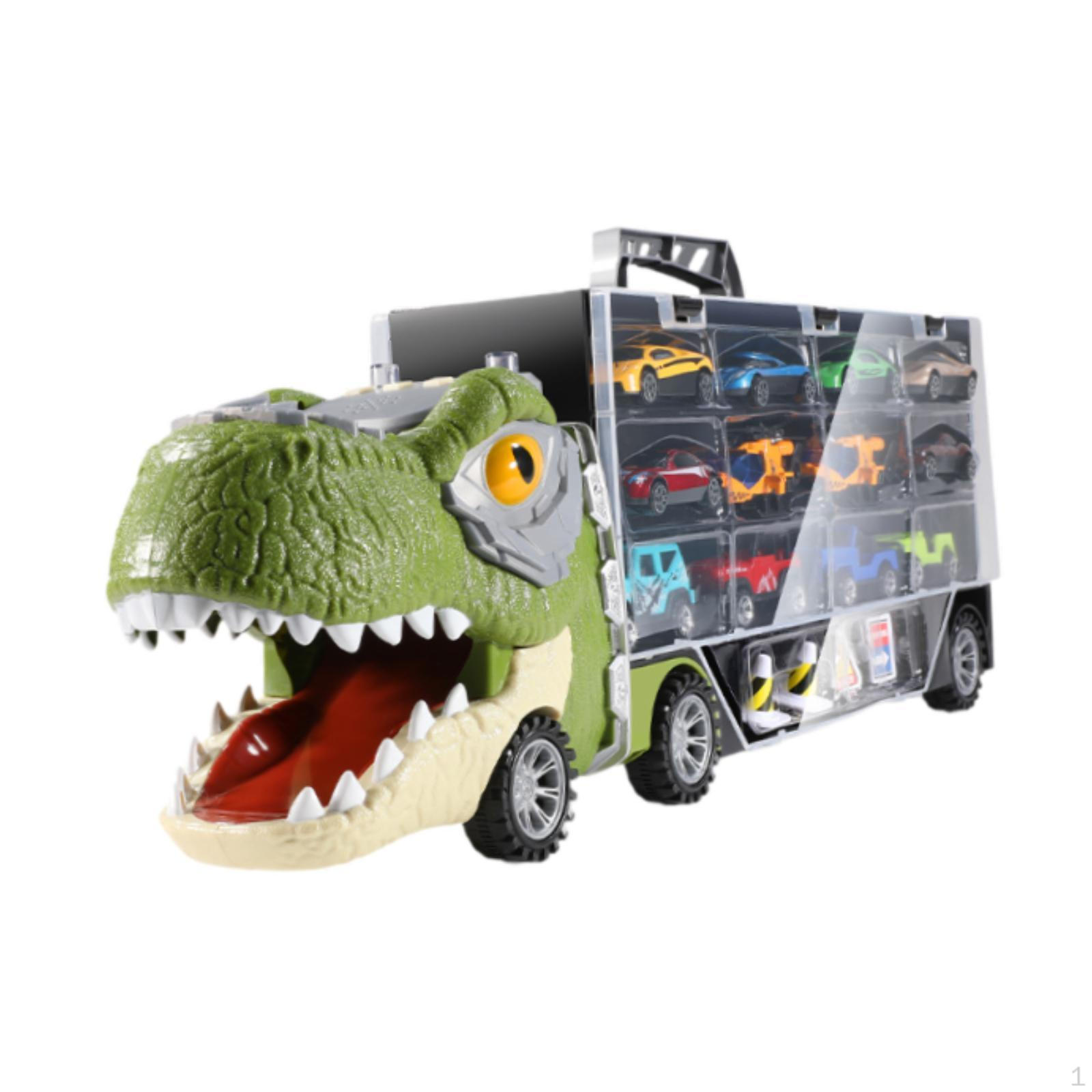 Dinosaur Track Sliding Cars Transforming Vehicle Creative Interaction Game Dino Car