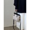 IELGY Female Bag Vegetable Basket Portable Plaid All-Match One-Shoulder Cross-Body Bag