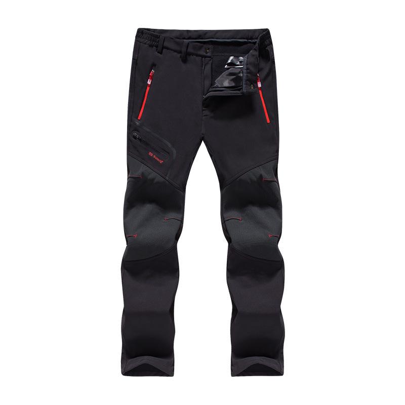 Waterproof Quick-Dry Fleece Softshell Ski Pants for Men & Women