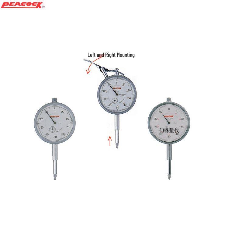 Japan Peacock Model 207 Dial Indicator 0-20mm, 0.01mm Precision, 207FT Model 207 pre-tax