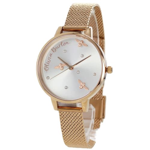 

Olivia Burton Women s Pearly Queen Rose Gold Bracelet Watch OB16PQ04
