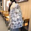 Schoolbag Junior High School Student School Bag Girls Large Capacity Backpack Travel Backpack Versatile High School Student College Student Grades 1-1