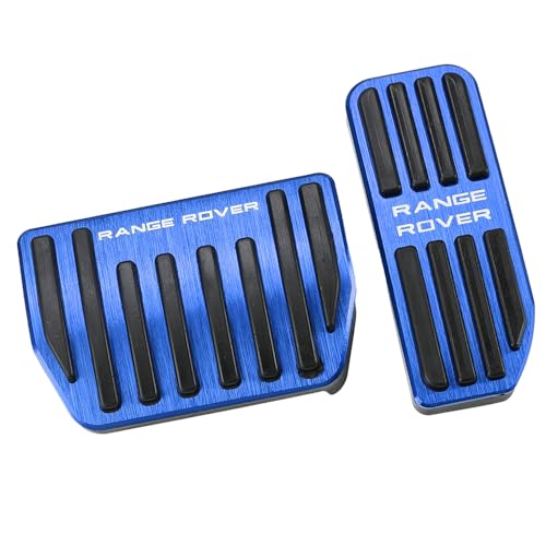 

XIKER Aluminum Pedal Covers for Land Rover Range Rover Evoque (LV/LZ), Range Rover Velar (LY), and Discovery Sport (LC). Easy Installation, No Drillin