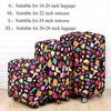 Multi Color Print Luggage Cover Suitcase Cover Protector Suitcase For 18-28 Inch Luggage Boot Prevent Scratches Travel Accessory