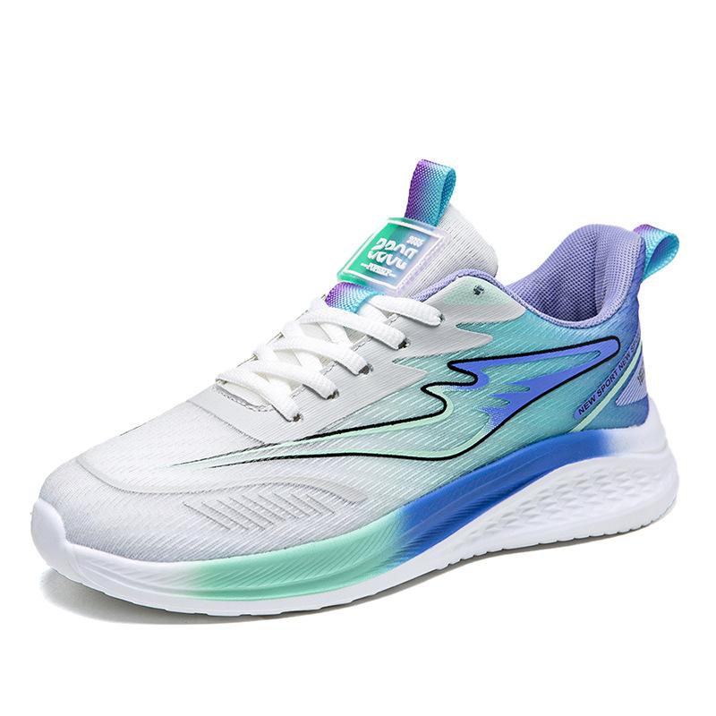 Couple shoes autumn new fishwire mesh breathable light running athleisure cold sticky shoes