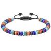 Natural Stone Beaded Adjustable Bracelet Women Minimalist Geometric Design Handmade Crystal Jewelry