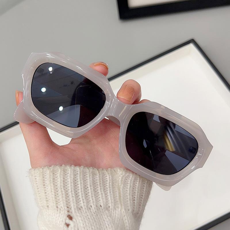 JYL TS Rimless Sunglasses Unisex UV Protection Cyberpunk Z3658 A-8203